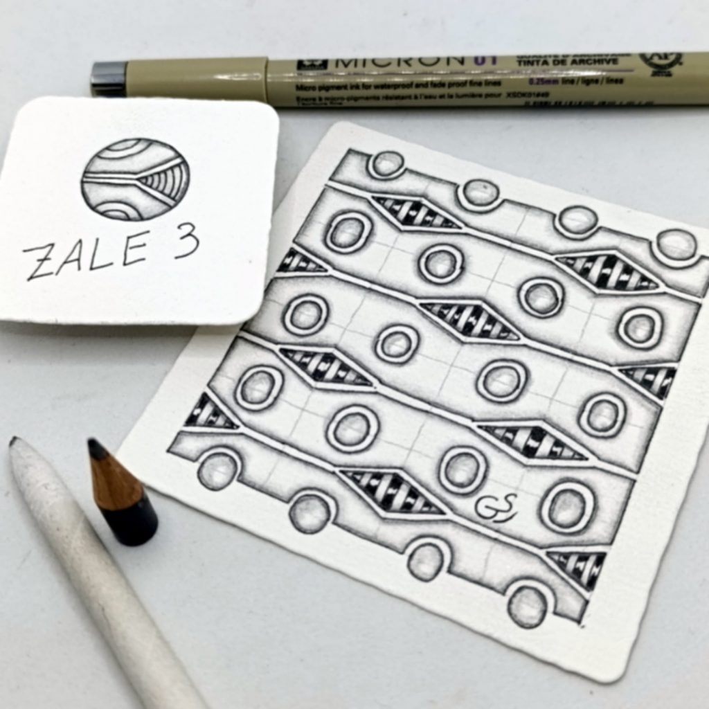 Tesela con fragmento Zale3